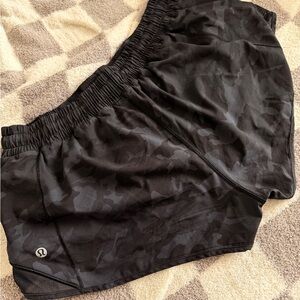 lululemon athletica Black Camo Athletic Shorts